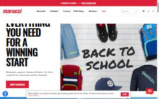 Marucci Sports website