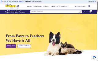 Neighborhood Pet Market of Shenandoah website