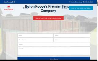 State Fencing of Baton Rouge website