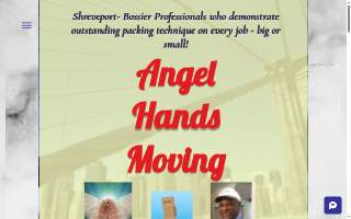 Angel Hands Moving website