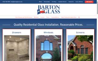 Barton Glass Co website