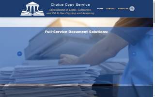 Choice Copy Service, LLC website