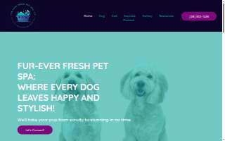 Fur-Ever Fresh Pet Spa website