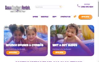 Geaux Southern Rentals, LLC website