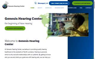 Genesis Hearing Center, LLC website