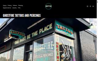 Ghostfire Tattoo and Piercing website