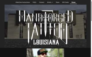 Hand Forged Tattoo website