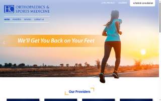 Highland Clinic Orthopaedics & Sports Medicine website