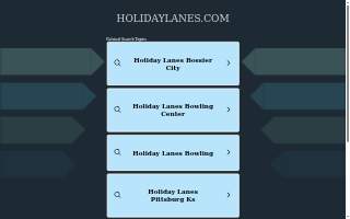 Holiday Lanes website