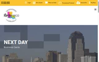 La Pressco Printing of Shreveport website