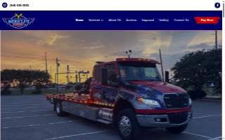Mericles Towing LLC of Shreveport website