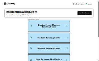 Modern Bowling Solutions website