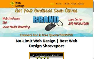No-Limit Web Design, LLC website
