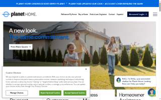 Planet Home Lending, LLC - Shreveport website