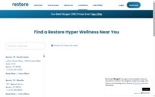 Restore Acupuncture Clinic website