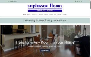 Stephenson Floors website