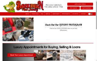 Bayou Pawn & Jewelry - Slidell website