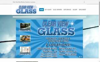 Clear View Glass Works website