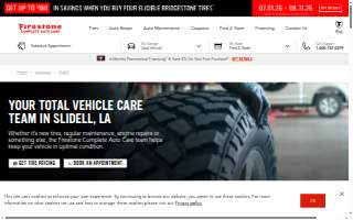 Firestone Complete Auto Care of Slidell website