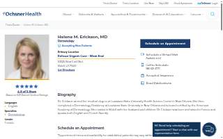 Helene M. Erickson, MD website
