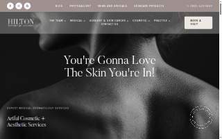 Hilton Dermatology & Aesthetics website