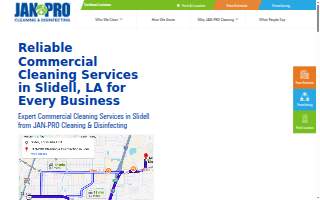 JAN-PRO Cleaning & Disinfecting in Louisiana website