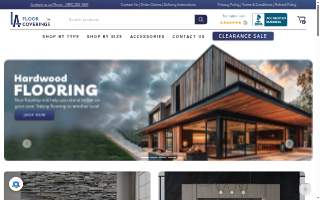 LA Floor Coverings website