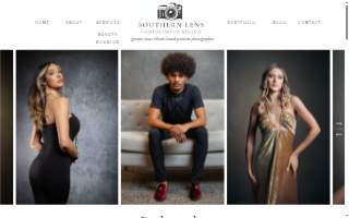 Southern Lens Photography Studio website