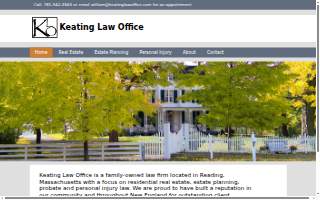 The Law Office of Jeffrey M. Keating website