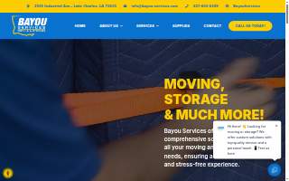 Bayou Services website