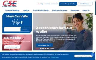 CSE Federal Credit Union - Canton website