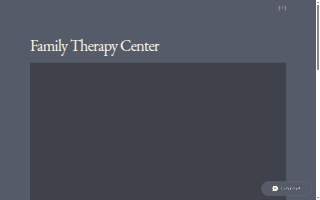Family Therapy Center website