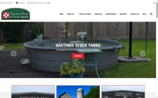 Fletcher's Feed & Farm Supply website