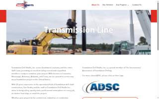 Foundation Drill Shafts, Inc. website