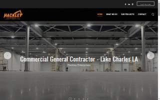Hackley Enterprises Construction website