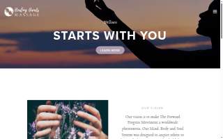 Healing Hands Massage & Day Spa website