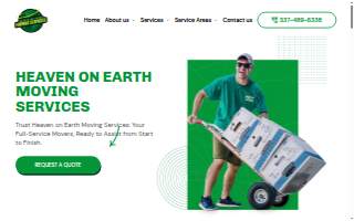 Heaven on Earth Moving Services LLC website