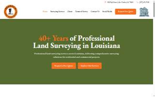 Reddoch Land Surveying, Inc. of Sulphur website