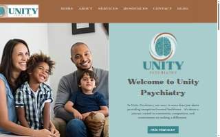 Unity Psychiatry website