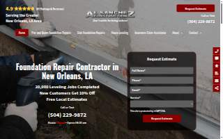Al Sanchez Construction of Terrytown website