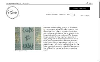 Bae’s Bakery website