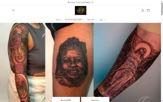 Crest coast tattoo & Art gallery website