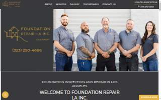 Foundation Repair Louisiana website
