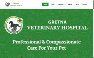 Gretna Veterinary Hospital website