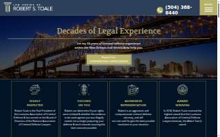 Law Office Of Robert S. Toale: Criminal & DWI Lawyer website