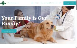 Manhattan Animal Clinic & Boarding Kennel website