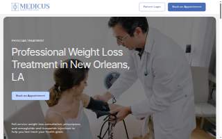 Medicus Weight Loss Clinic of Terrytown website