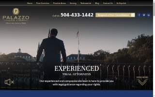 Palazzo Law Firm website