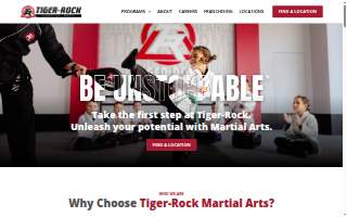 Tiger-Rock Martial Arts of The Westbank website