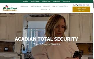 Acadian Total Security of Thibodaux website